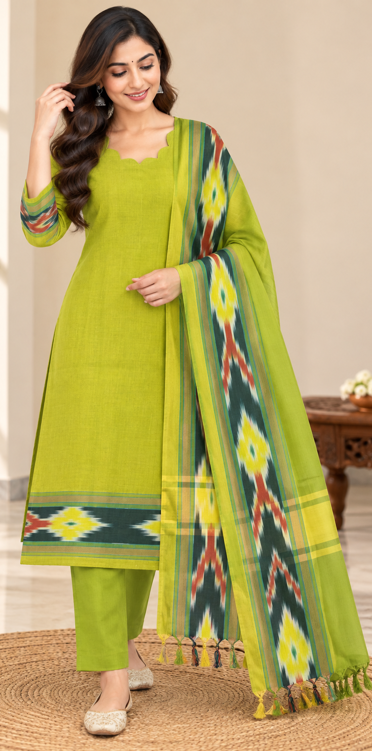 Pure Handloom Pochampally Kurti