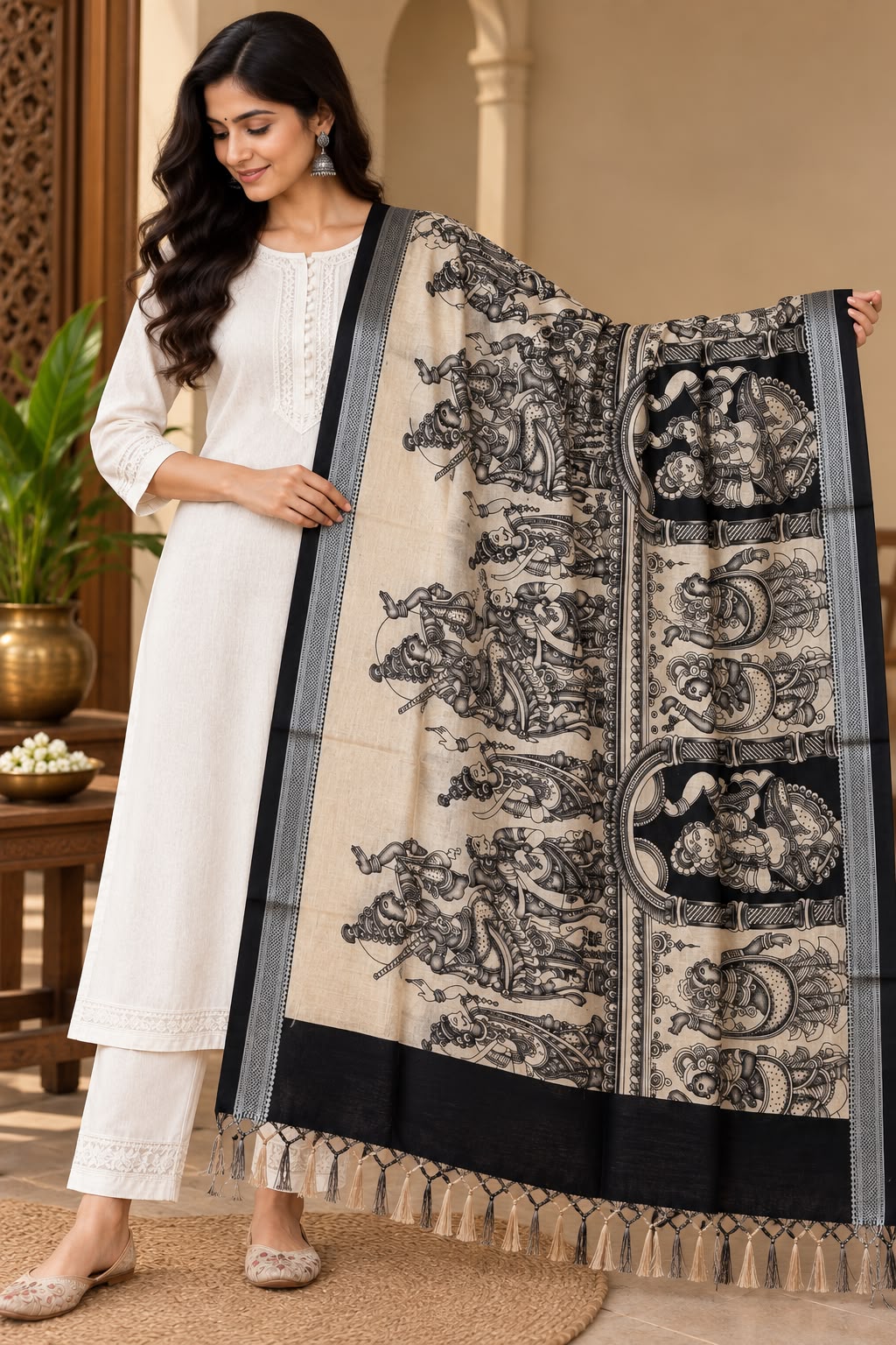 Premium Chenuri Silk Dupatta - Image 8