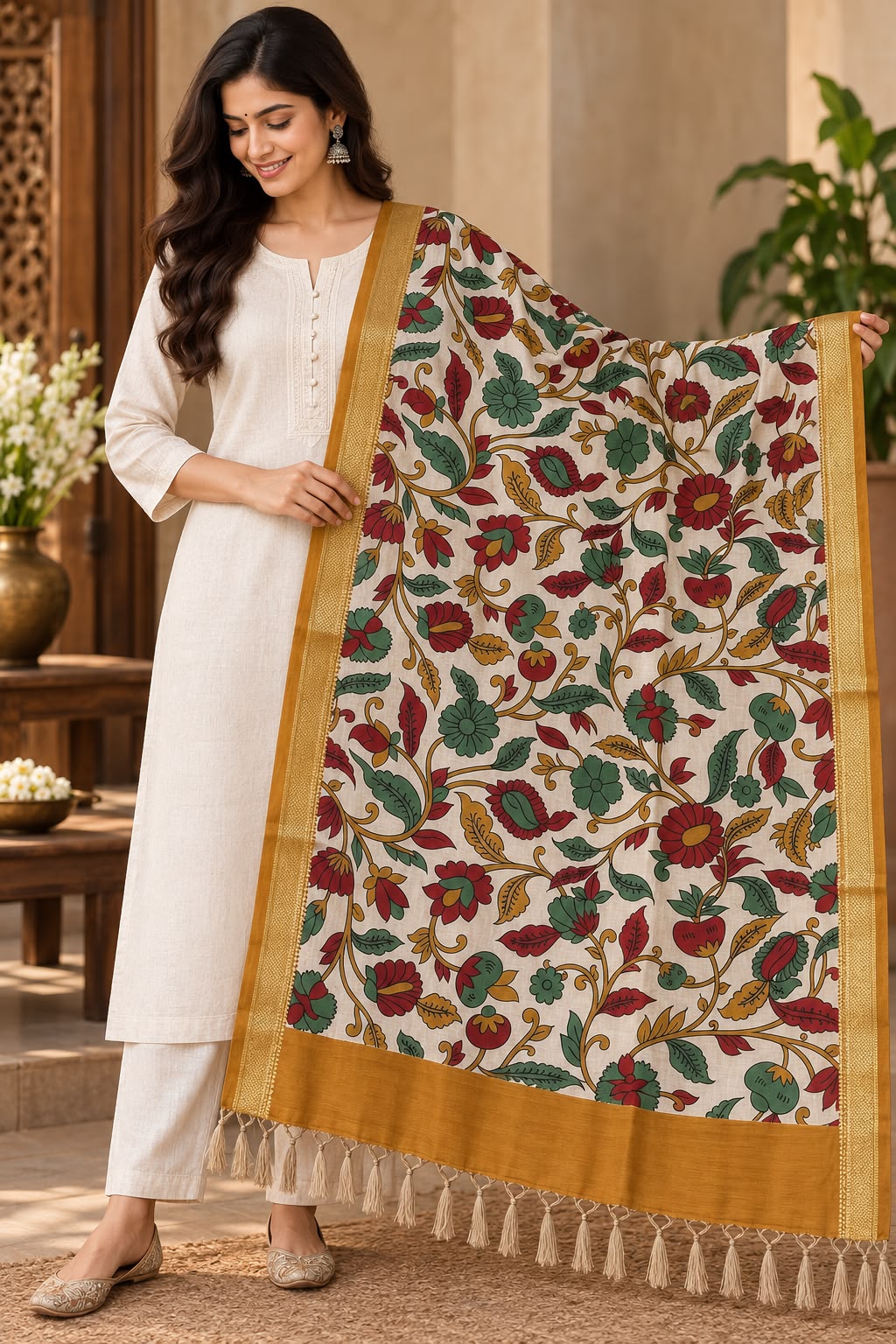 Premium Chenuri Silk Dupatta - Image 5