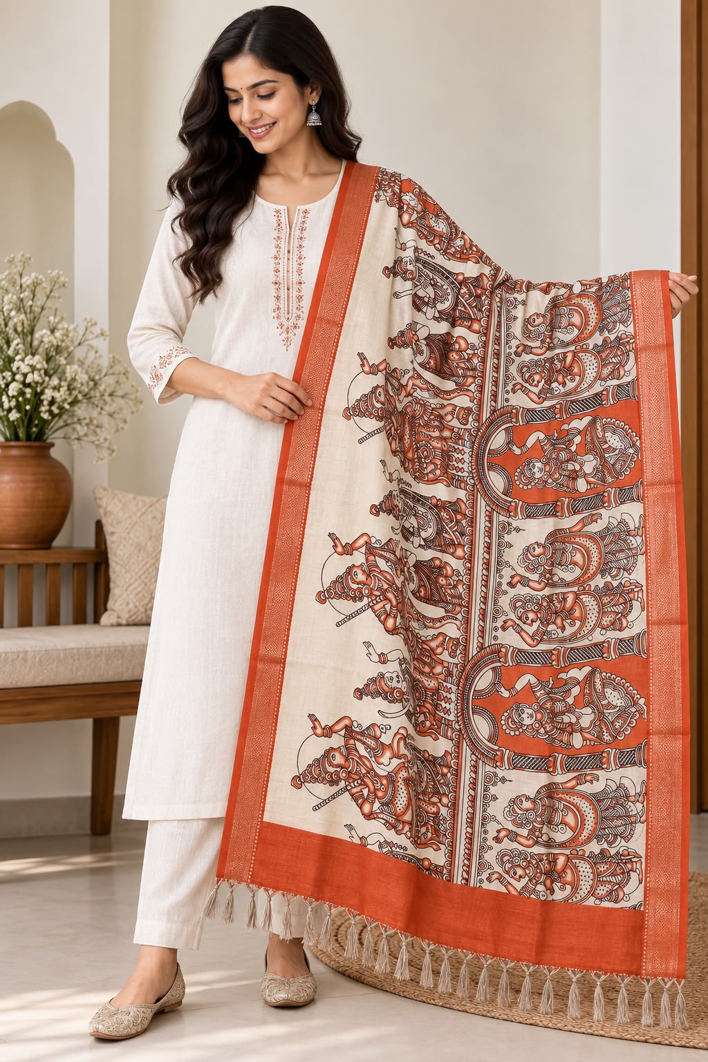 Premium Chenuri Silk Dupatta - Image 2