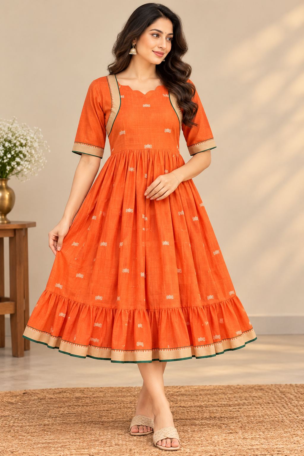 Pure Handloom Narayanpet Frocks