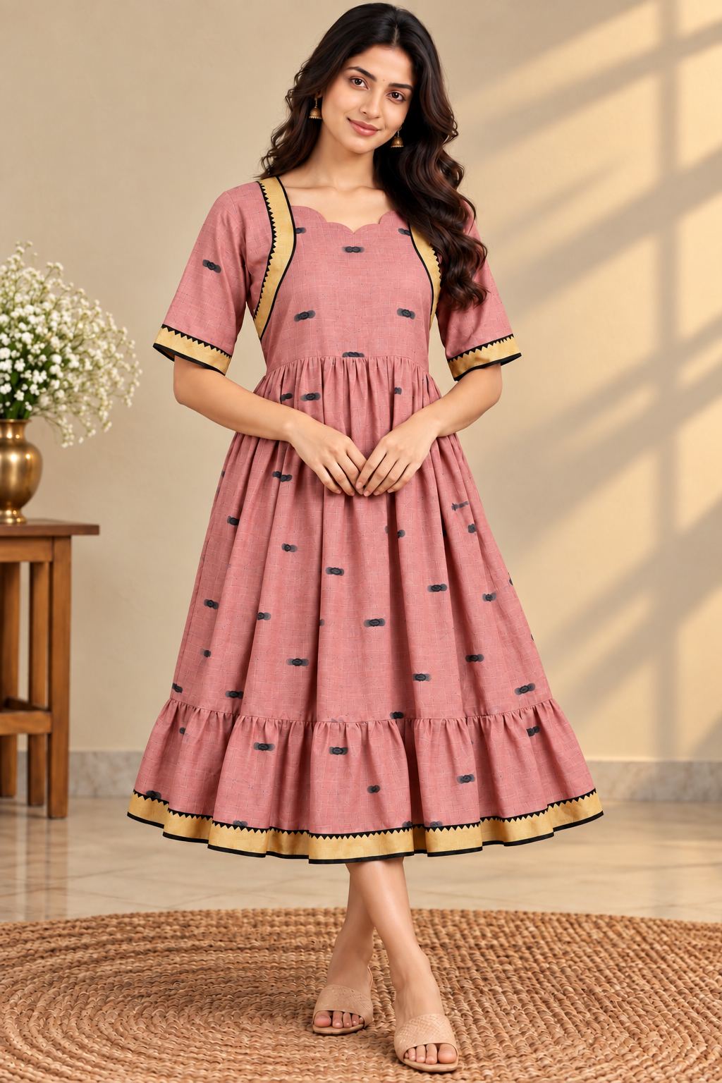 Pure Handloom Narayanpet Frocks